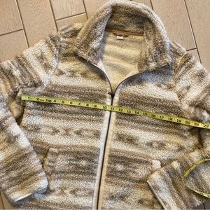 Old Navy aztec western fleece zip up